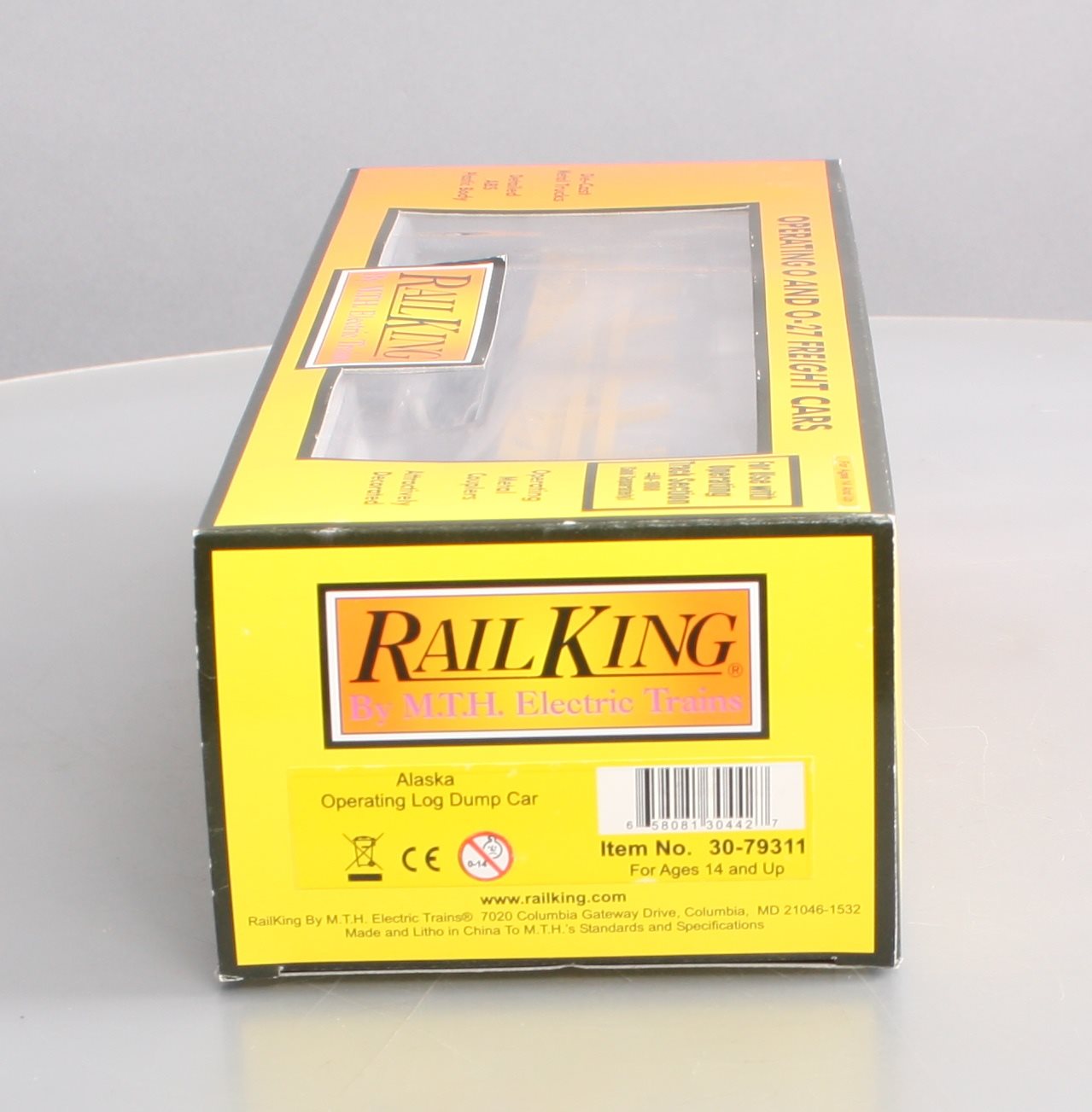 MTH 30-79311 Alaska Operating Log Dump Car