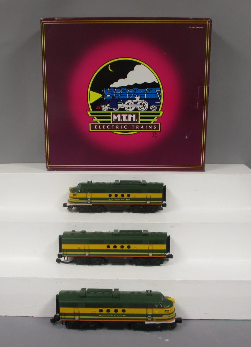 MTH 20-2747-1 Western Pacific FT ABA Diesel Set w/PS 2.0 #906A/906D/906B