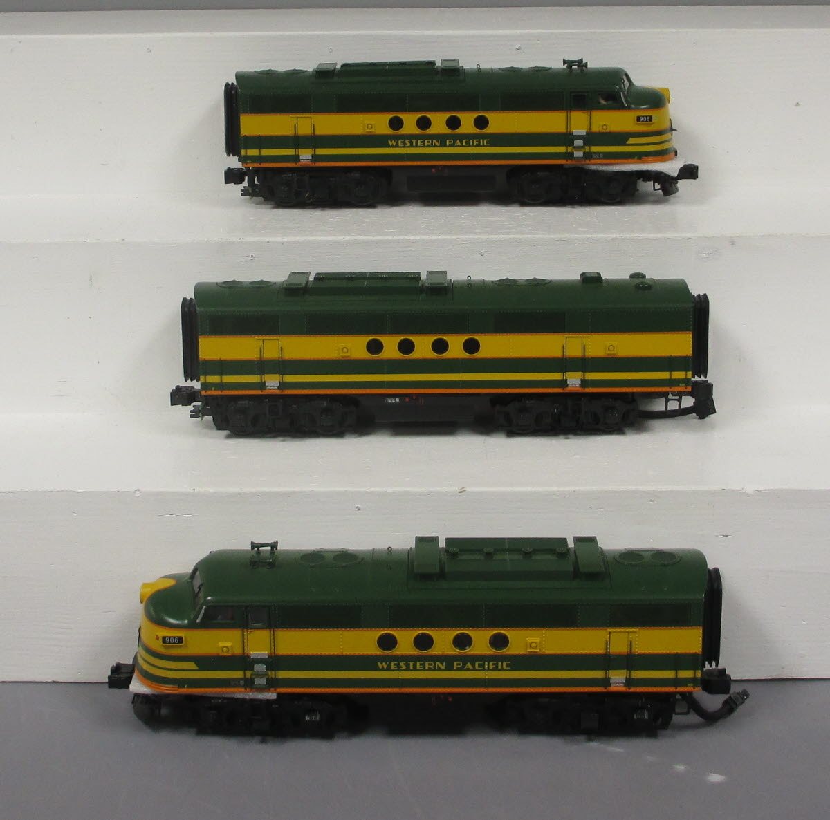 MTH 20-2747-1 Western Pacific FT ABA Diesel Set w/PS 2.0 #906A/906D/906B