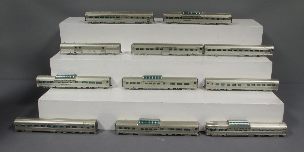 Broadway Limited 1797 HO California Zephyr Mixed Train Set (11)