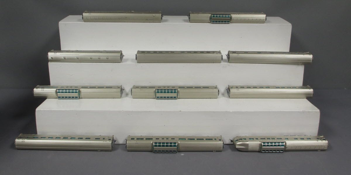 Broadway Limited 1797 HO California Zephyr Mixed Train Set (11)