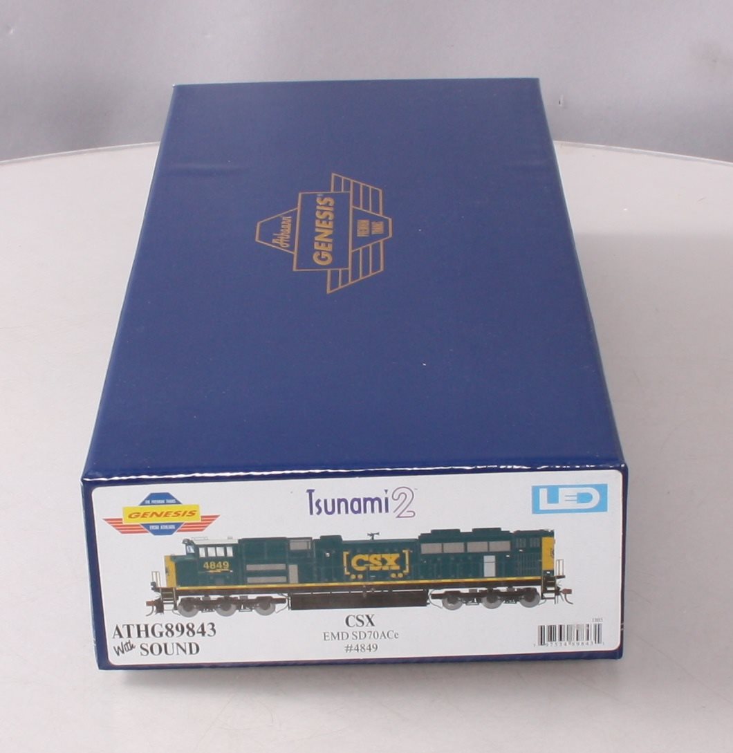 Athearn G89843 HO Scale CSX EMD SD70ACe Diesel Engine W/ DCC & Sound #4849