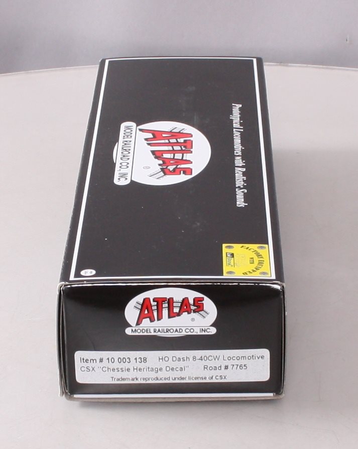 Atlas 10003138 HO CSX DASH 8-40CW Diesel Locomotive #7765 w ESU Sound & DCC