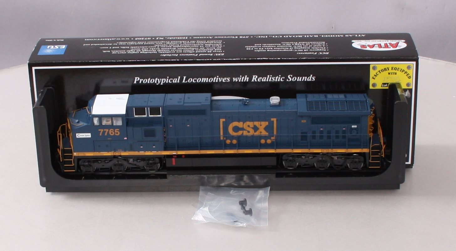 Atlas 10003138 HO CSX DASH 8-40CW Diesel Locomotive #7765 w ESU Sound & DCC