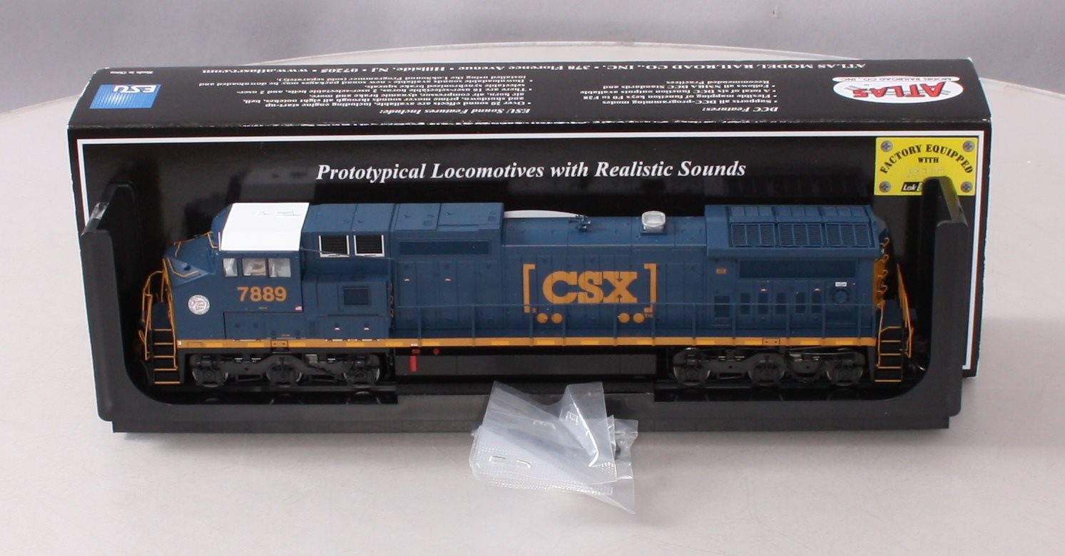 Atlas 10003139 HO CSX DASH 8-40CW Diesel Locomotive #7889 with ESU Sound