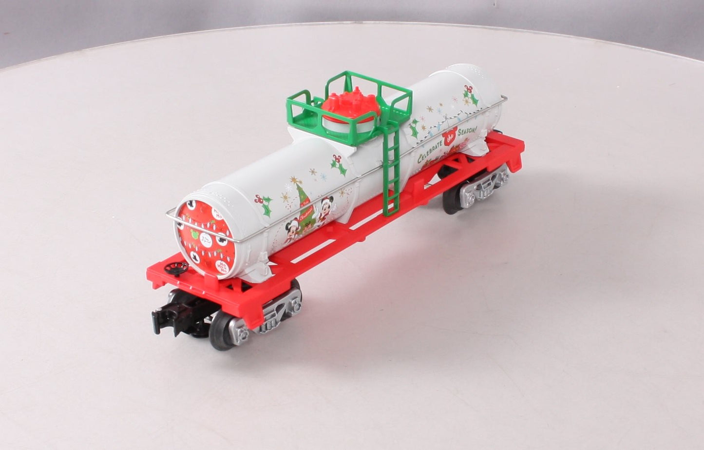 Lionel 2028360 O Mickey & Friends Christmas Tank Car