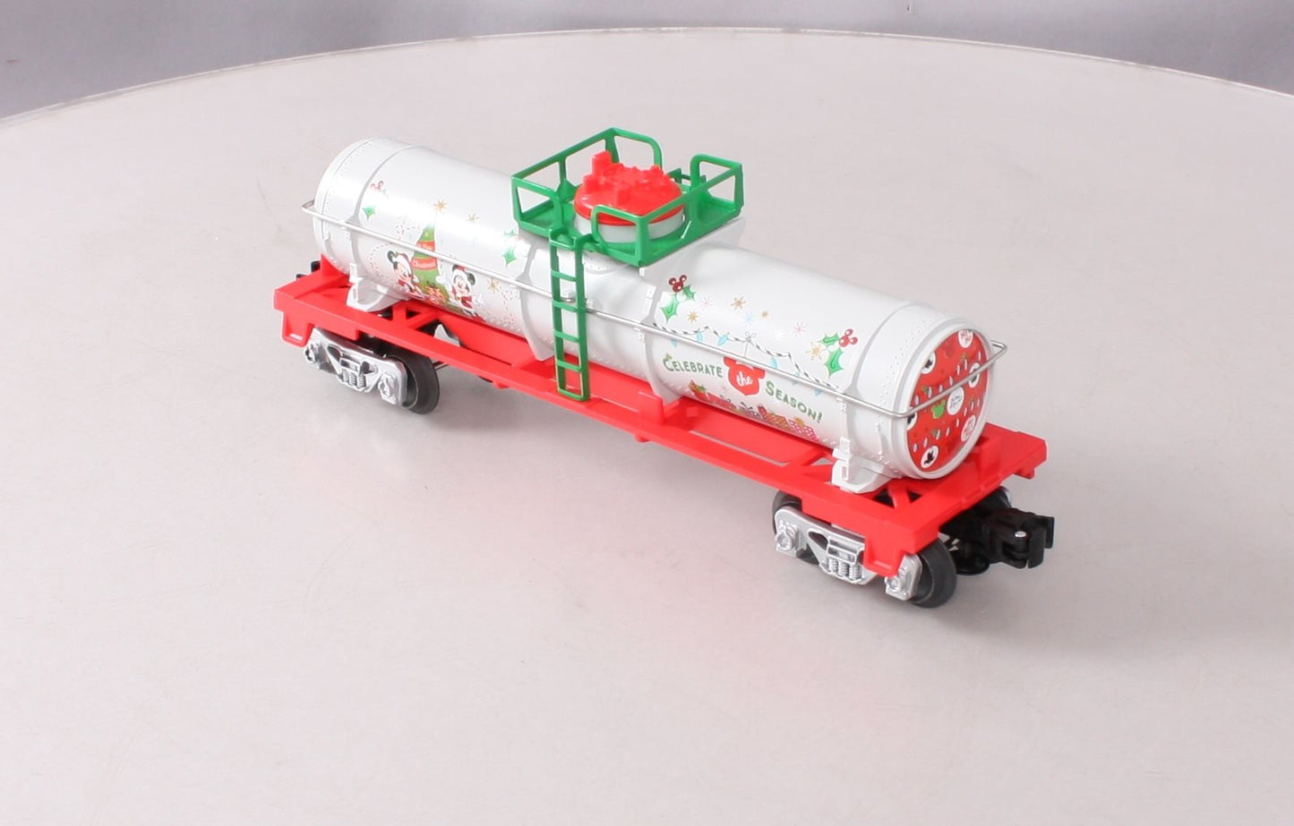 Lionel 2028360 O Mickey & Friends Christmas Tank Car