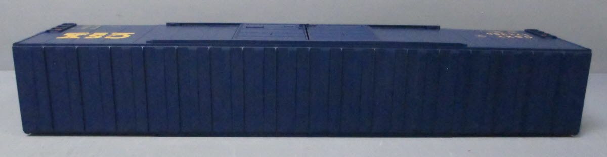 USA Trains R19407B G CSX Double Door 60 Ft. Box Car (Blue) (Metal Wheels)
