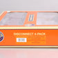 Lionel 6-84165 O Gauge Logging Dinner Train Disconnect Car (Pack of 4)