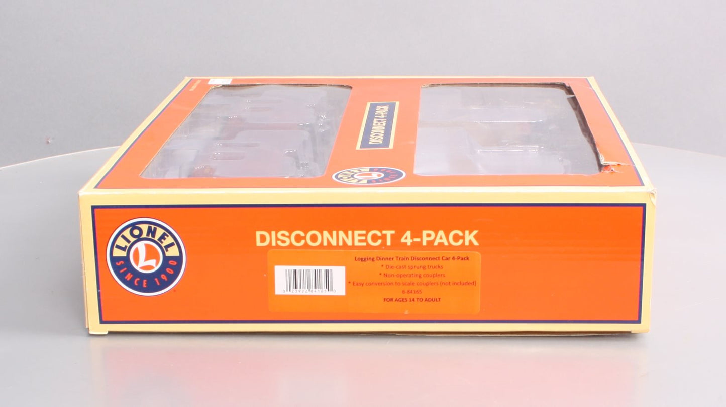 Lionel 6-84165 O Gauge Logging Dinner Train Disconnect Car (Pack of 4)