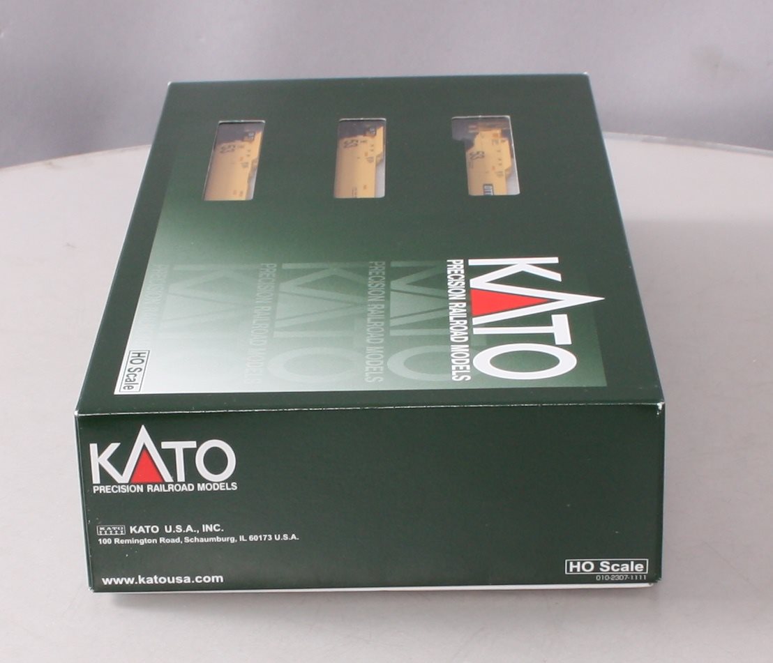 Kato 30-9042 Gunderson Maxi IV Double Stack 3 Unit Well Car Set #765690