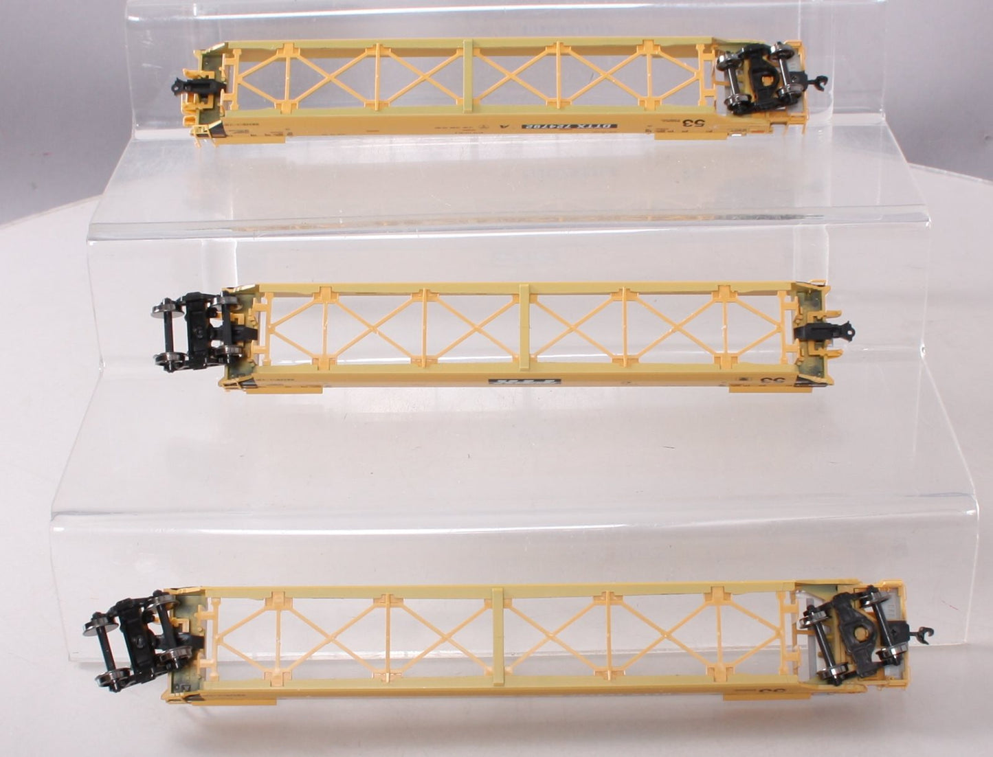 Kato 30-9051 HO Scale TTX Maxi-IV Double Stack 3 Unit Well Car Set #724792