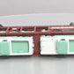 MTH 30-76817 O Scale Monon Auto Carrier Flatcar w/ 4 57' Ford Rancheros