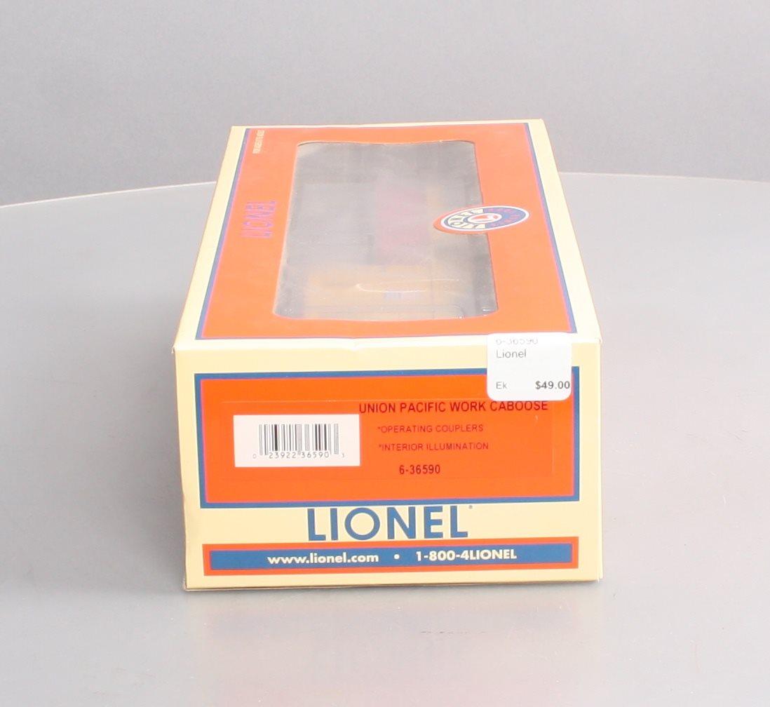 Lionel 6-36590 O Gauge Union Pacific Illuminted Work Caboose #36590