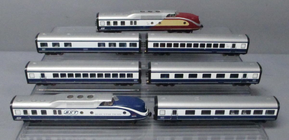 Marklin 37608 HO Blue Star Train Class 601 Diesel Railcar Train Set w/Sound