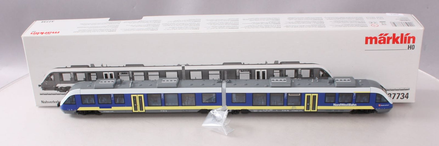 Marklin 37734 HO LINT 41 Class 648.2 Diesel Railcar with Low Entry, 3-Rail