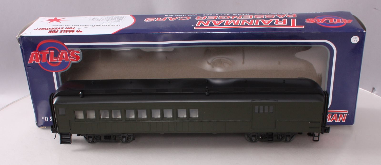 Atlas 2001200 O Gauge Undecorated 3-Rail Trainman 60' Combine Passenger Car