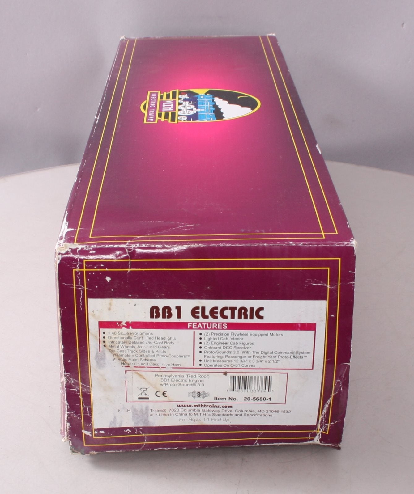 MTH 20-5680-1 PRR BB1 Electric Locomotive with PS 3.0 (Hi-Rail Wheels)