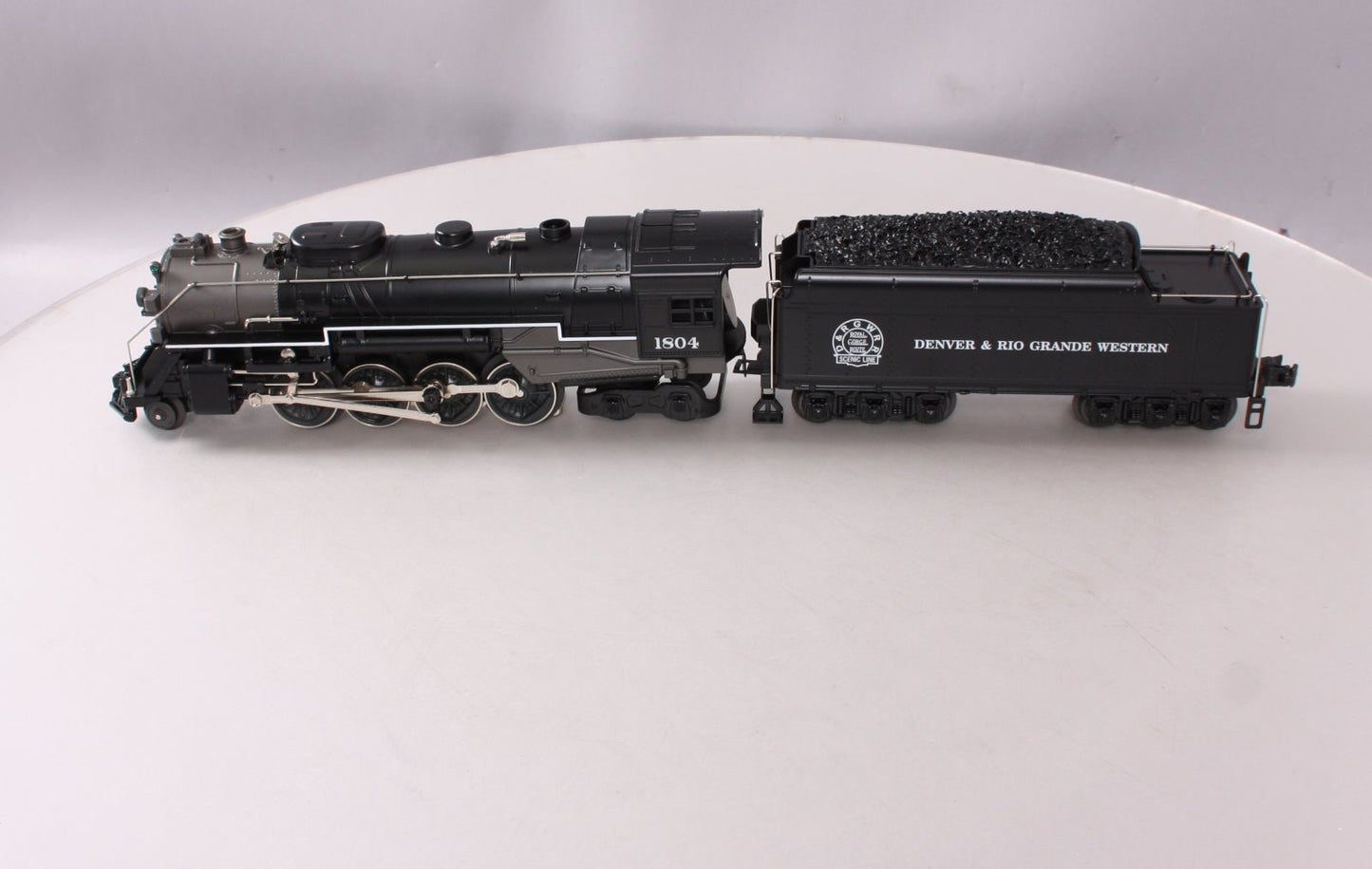Williams 40506 O Gauge D&RGW 2-8-4 Berkshire Steam Locomotive & Tender #1804