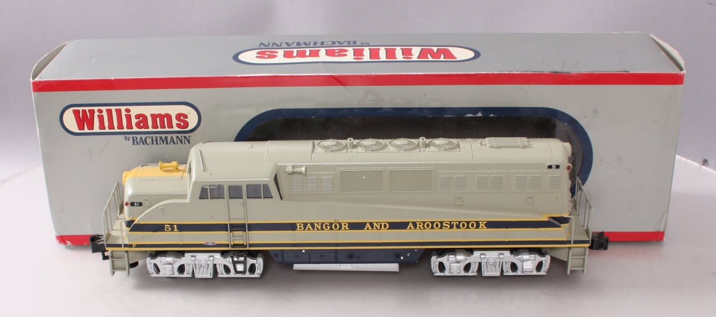 Williams 20301 O Gauge Bangor & Aroostook BL-2  Powered Diesel Locomotive #51