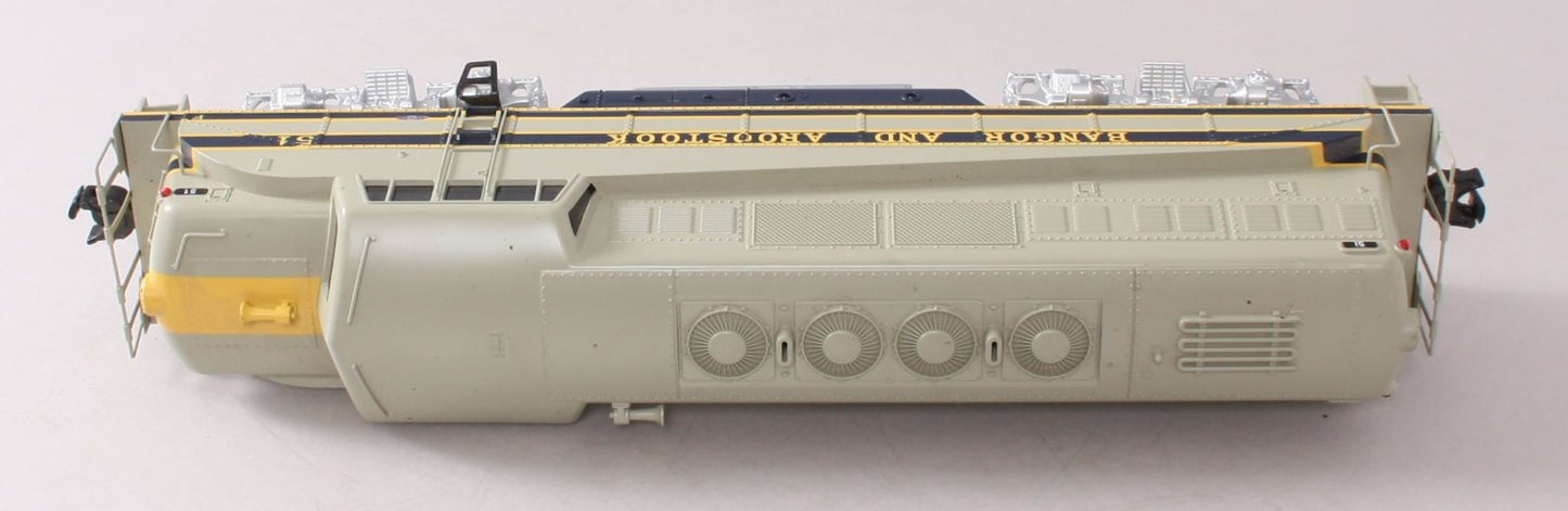 Williams 20301 O Gauge Bangor & Aroostook BL-2  Powered Diesel Locomotive #51