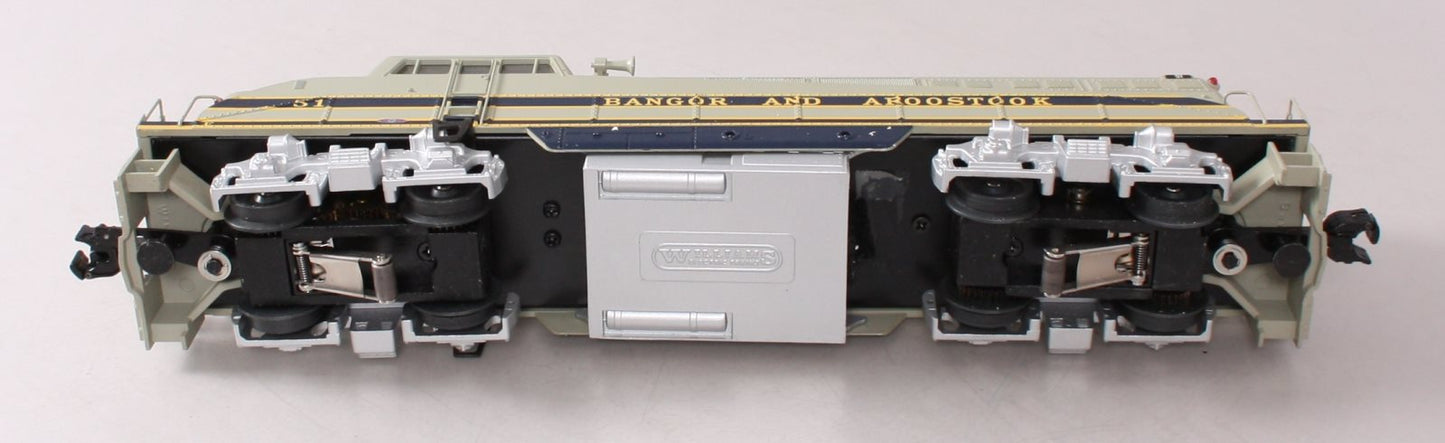 Williams 20301 O Gauge Bangor & Aroostook BL-2  Powered Diesel Locomotive #51