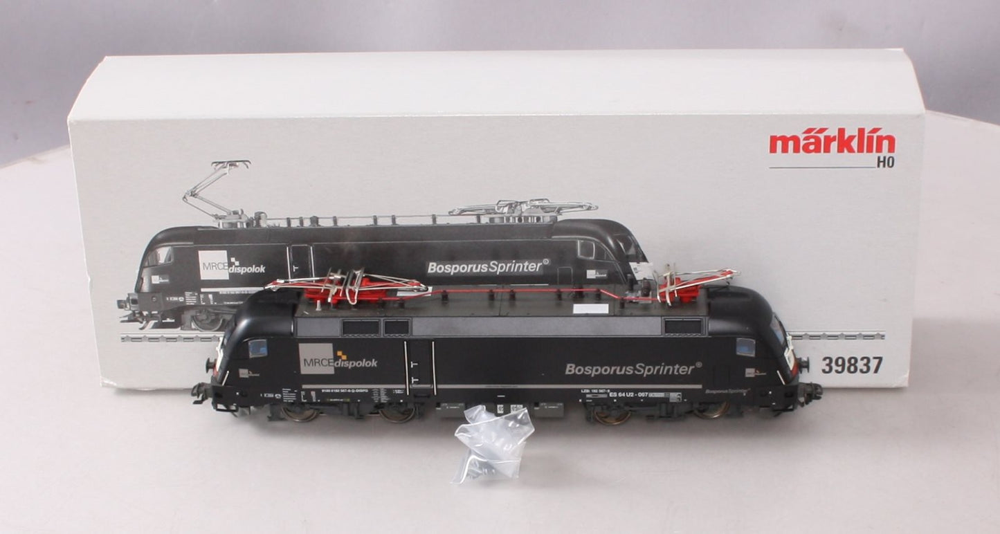 Marklin 39837 HO MRCE dispolok Bosporus Sprinter ES 64 U2 Electric Locomotiive