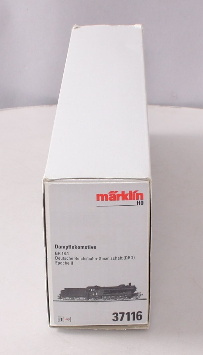 Marklin 37116 DR 4-6-2 CL 18.1 Steam Locomotive with Sound #18112