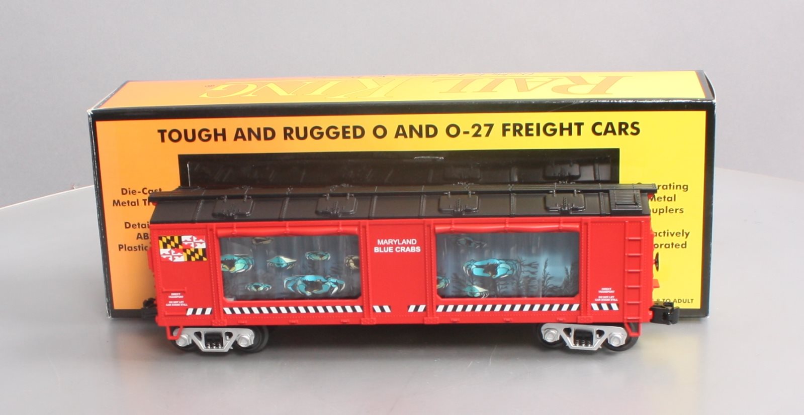 MTH 30-79193 O Gauge Maryland Crabs Operating Aquarium Car