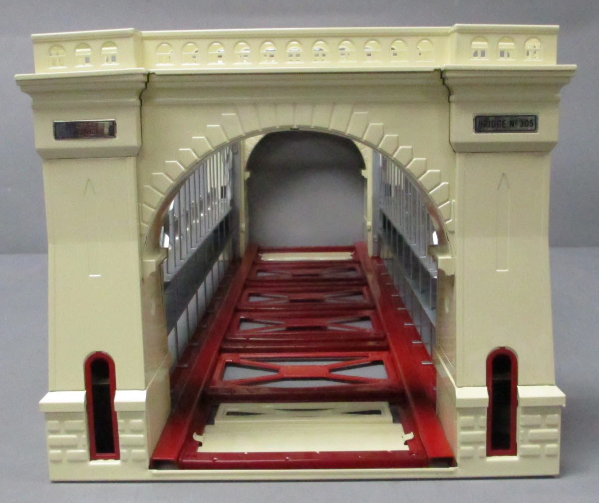 Lionel 6-32999 Standard Gauge Hellgate Bridge (Red and Cream)