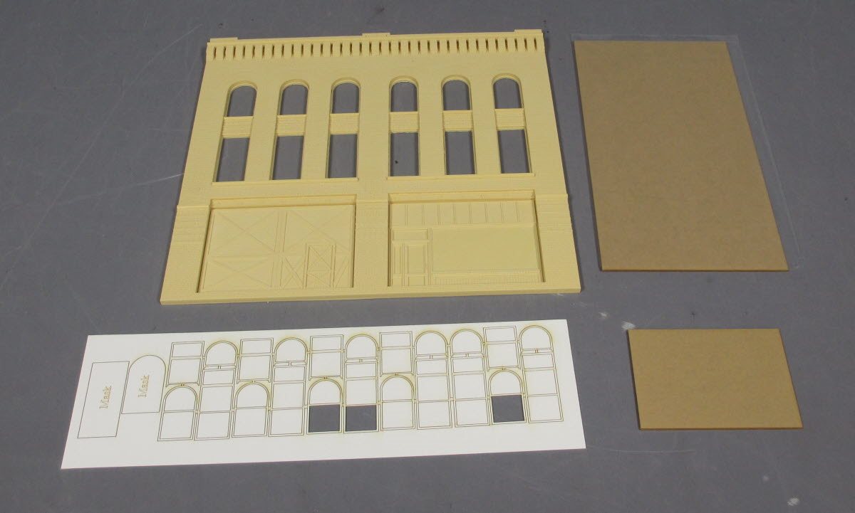 Chooch 776 O Scale City Movers Building Façade Kit