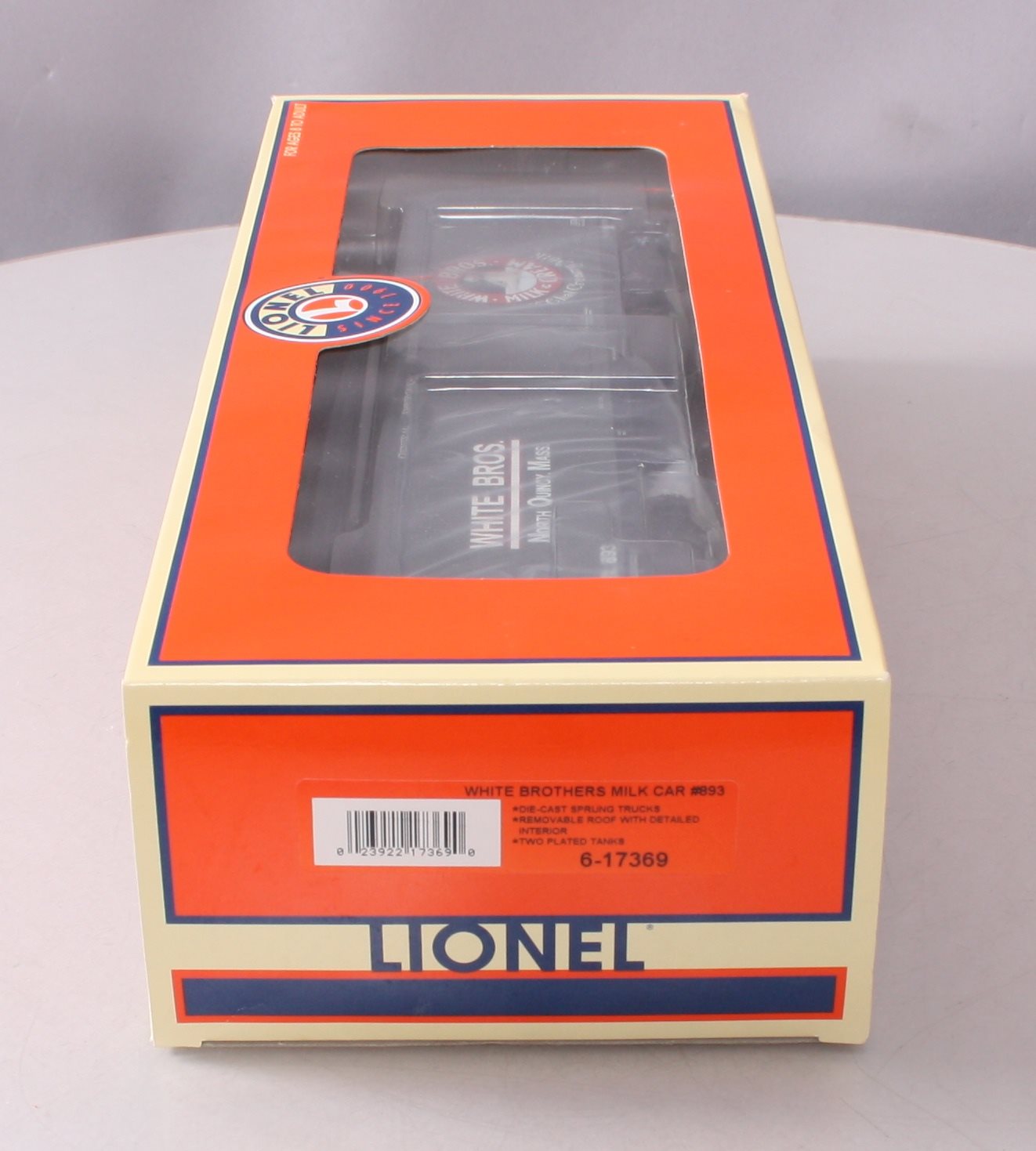 Lionel 6-17369 O Gauge White Brothers Milk Car #893