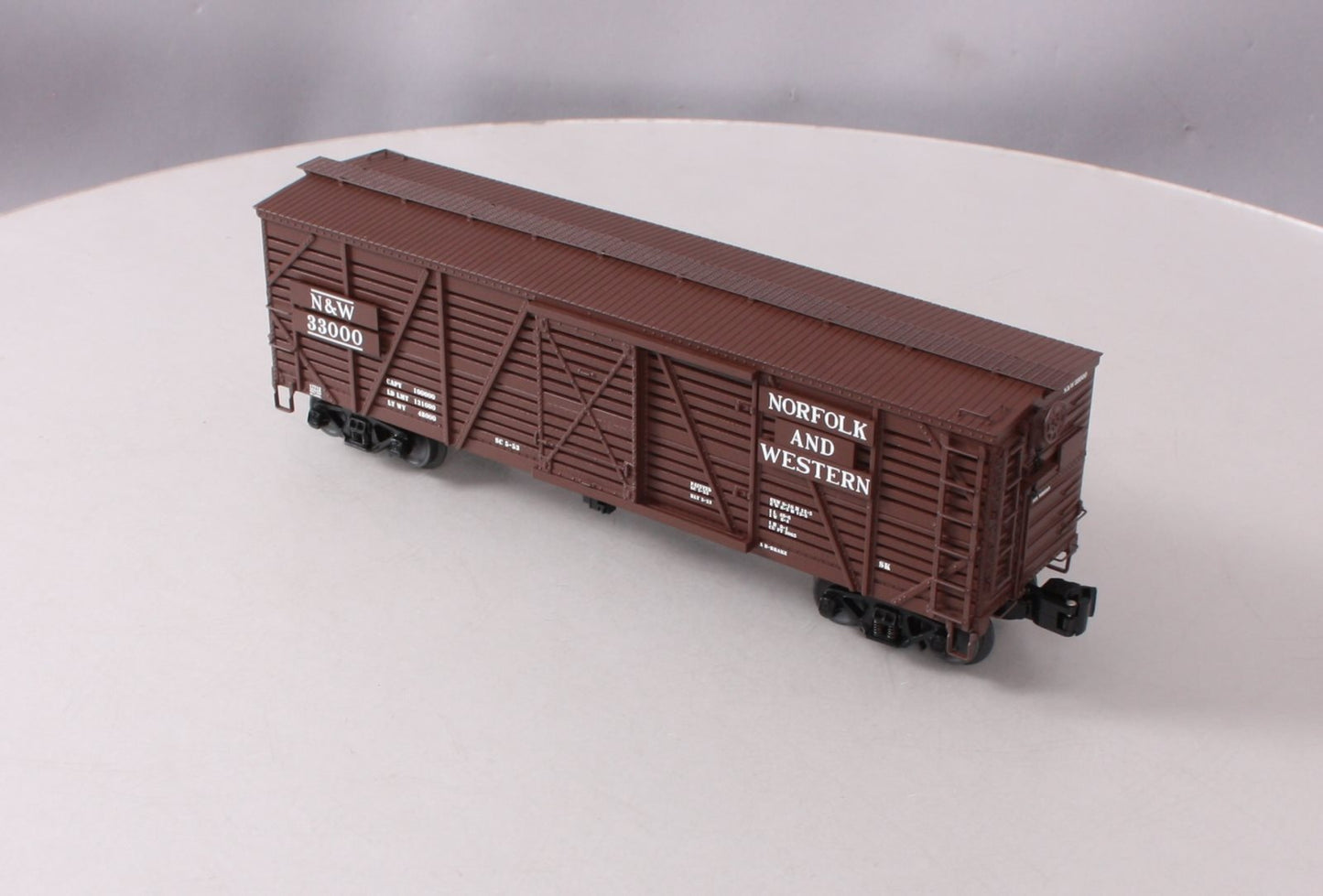 Lionel 6-17712 O Gauge Norfolk & Western ACF 40-Ton Stock Car #33000