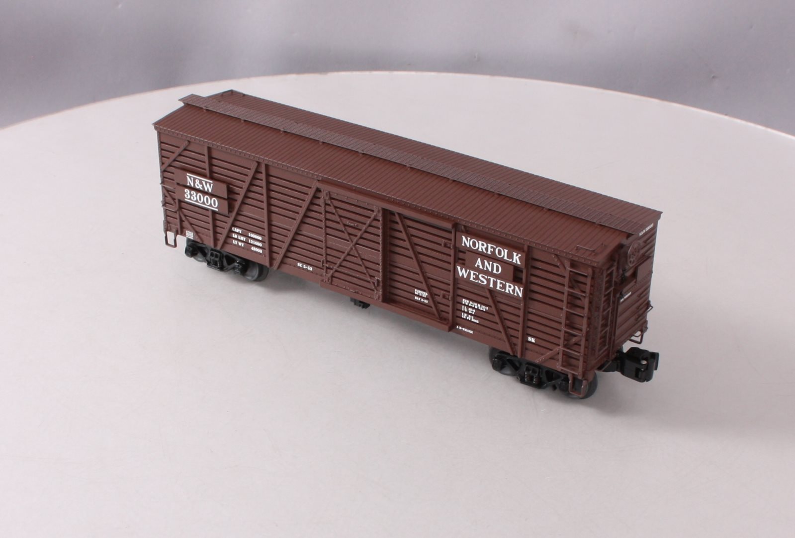 Lionel 6-17712 O Gauge Norfolk & Western ACF 40-Ton Stock Car #33000
