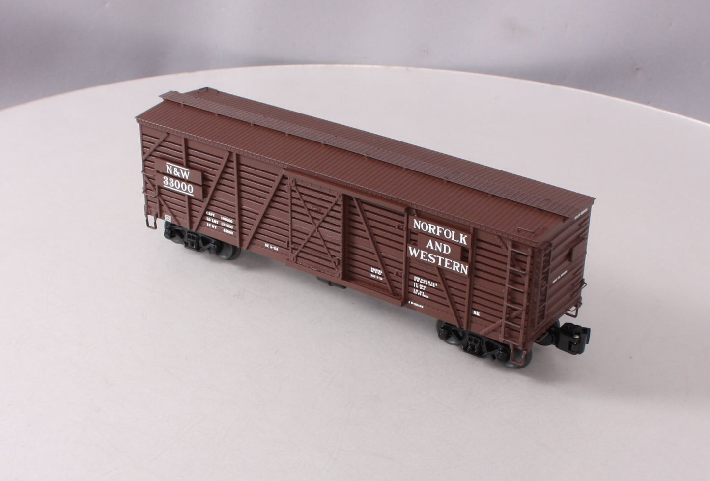 Lionel 6-17712 O Gauge Norfolk & Western ACF 40-Ton Stock Car #33000