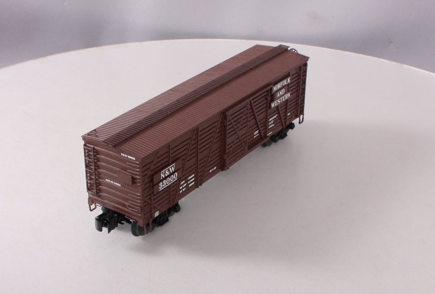 Lionel 6-17712 O Gauge Norfolk & Western ACF 40-Ton Stock Car #33000