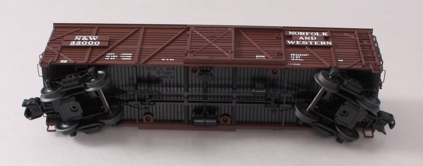 Lionel 6-17712 O Gauge Norfolk & Western ACF 40-Ton Stock Car #33000