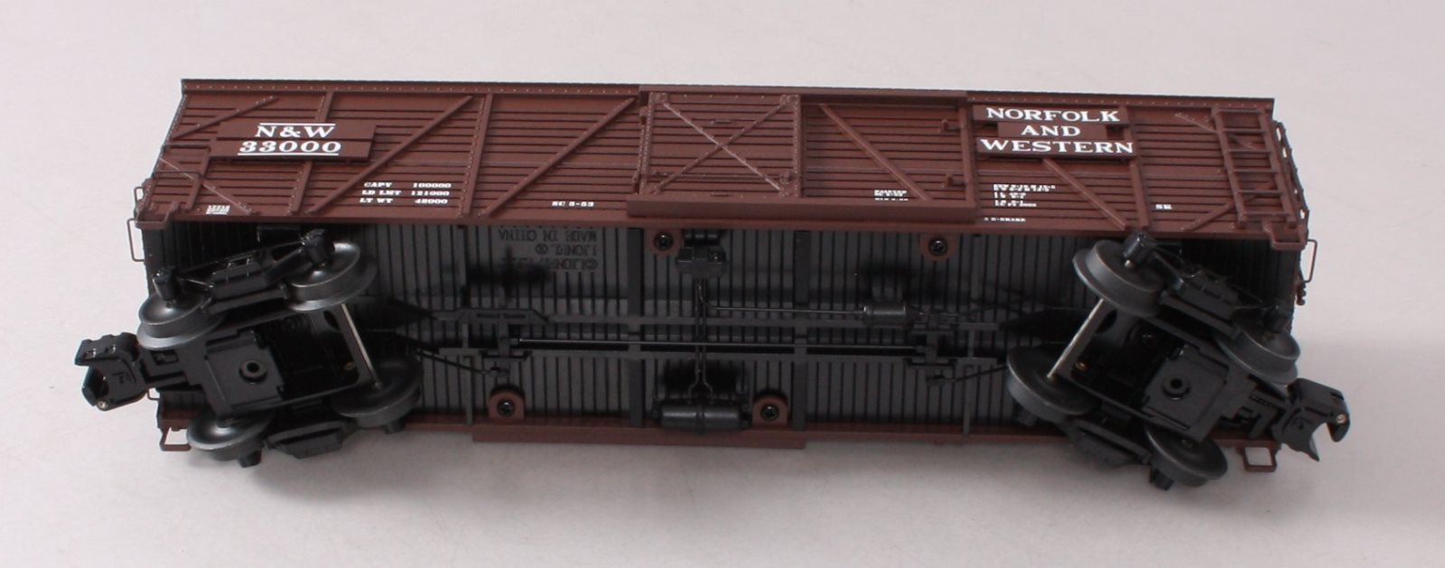 Lionel 6-17712 O Gauge Norfolk & Western ACF 40-Ton Stock Car #33000