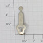 American Flyer AFO-3005 T-Slot 1-1/2" O Hook Coupler
