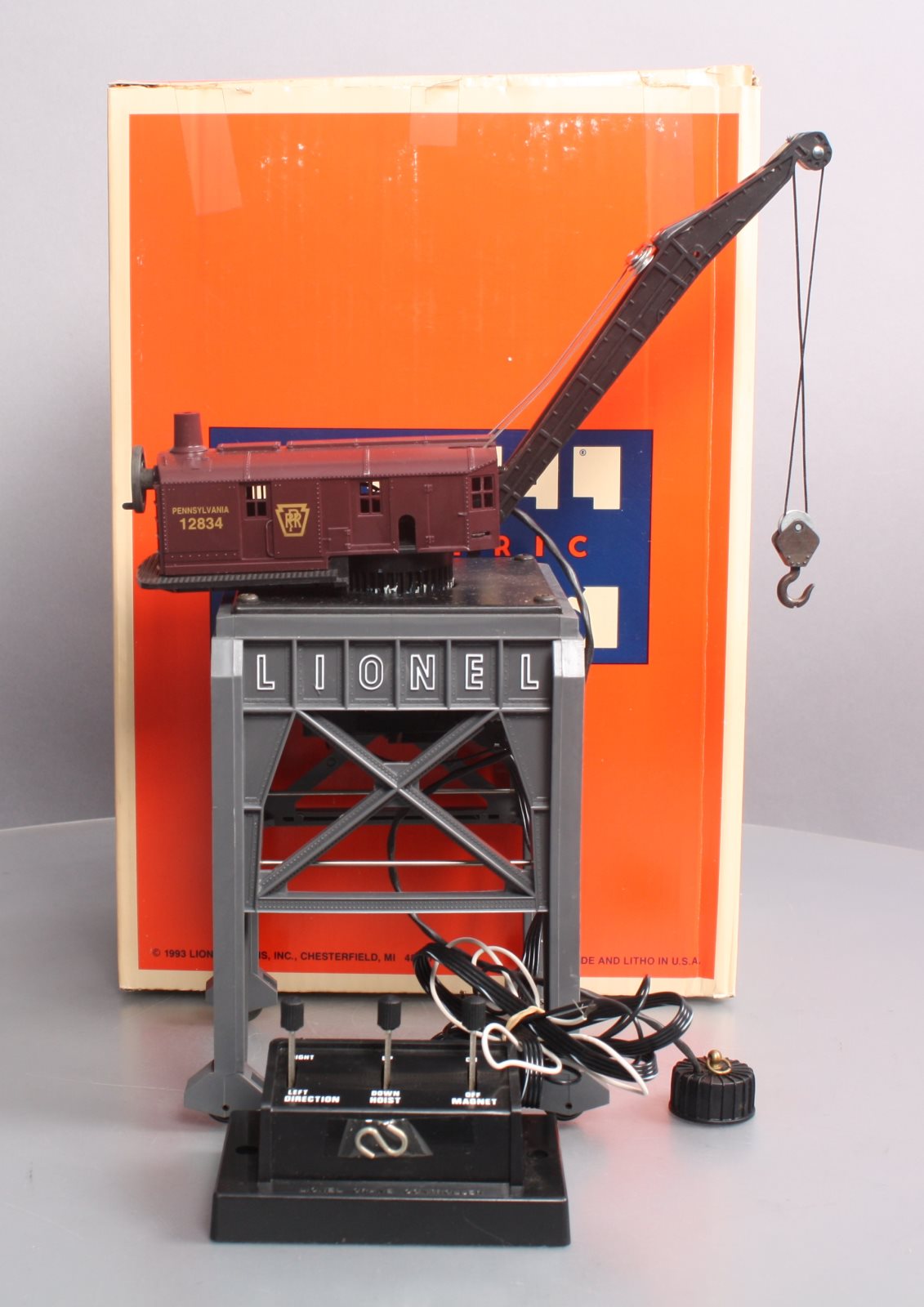 Lionel 6-12834 O Gauge Pennsylvania Railroad Gantry Crane