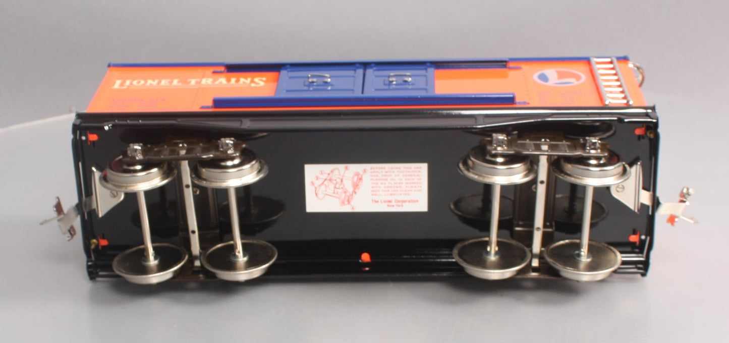 MTH 11-30049 Lionel Corporation #214 Orange/Blue Boxcar
