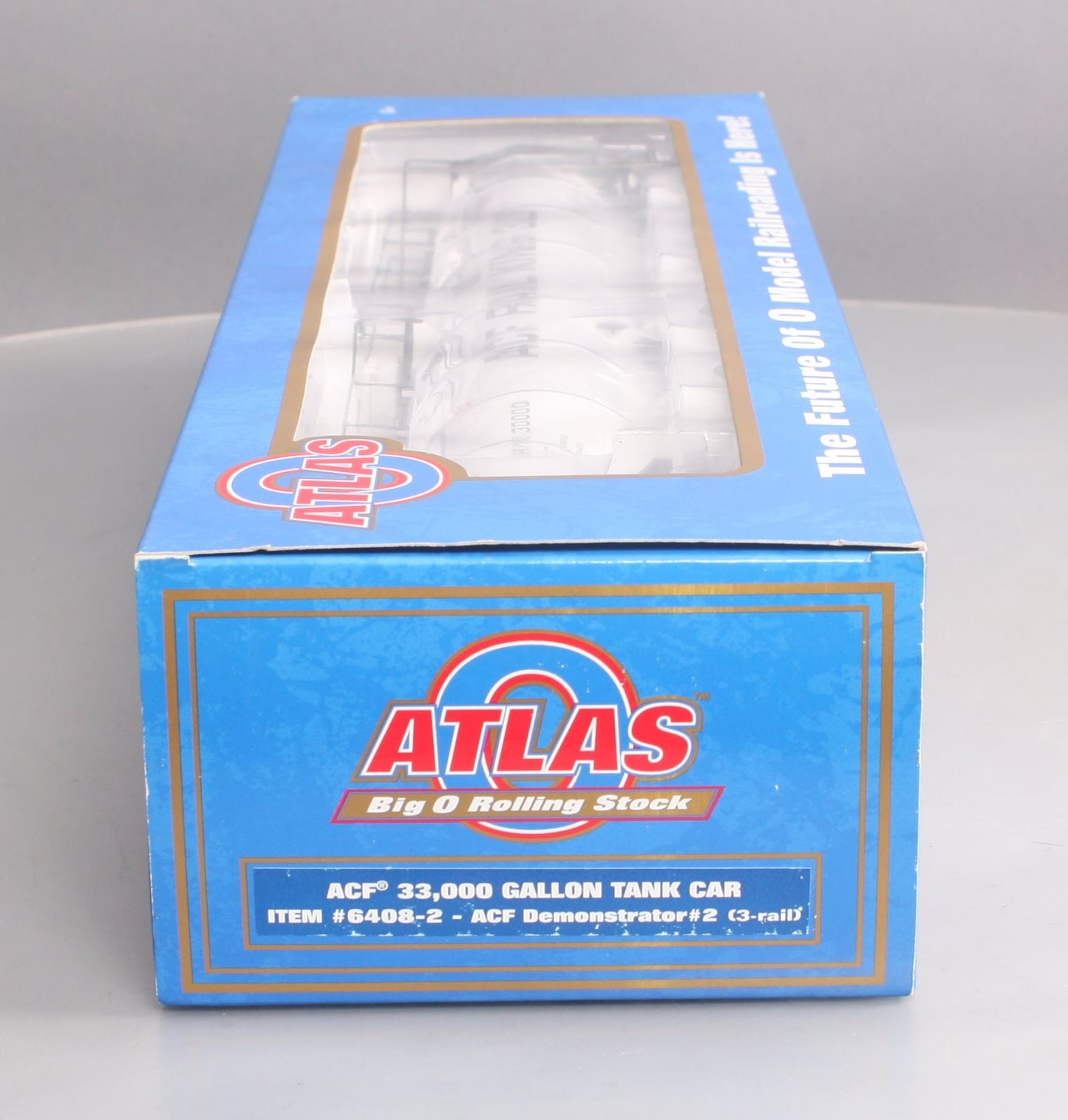 Atlas 6408-2 O Gauge ACF Demonstrator 33,000 Gallon Tank Car #30000 (3Rail)