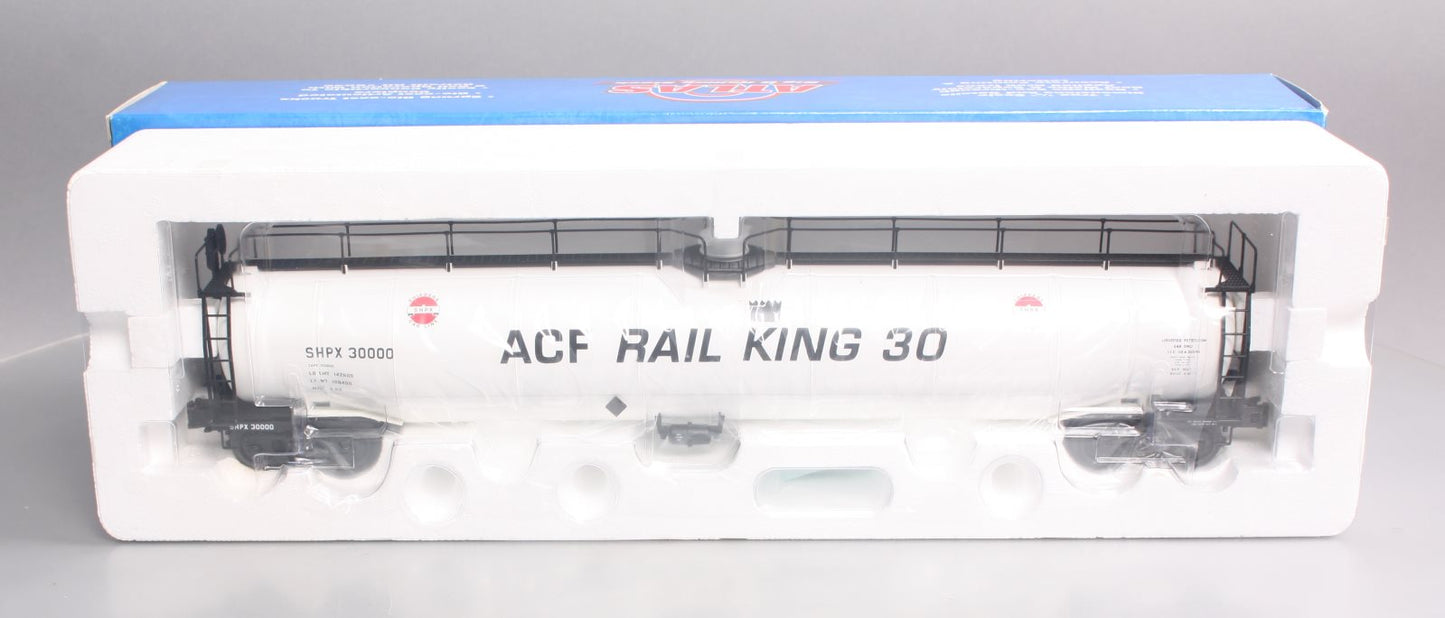 Atlas 6408-2 O Gauge ACF Demonstrator 33,000 Gallon Tank Car #30000 (3Rail)