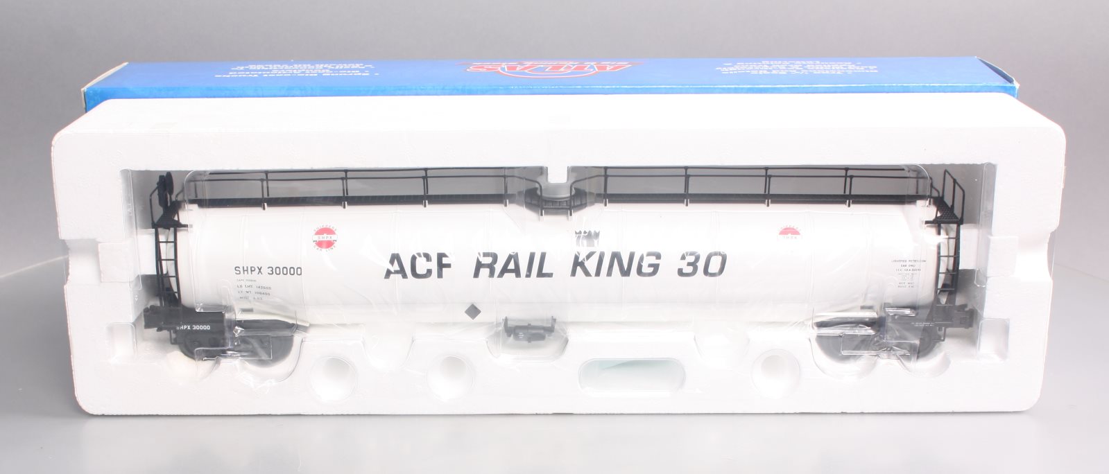 Atlas 6408-2 O Gauge ACF Demonstrator 33,000 Gallon Tank Car #30000 (3Rail)