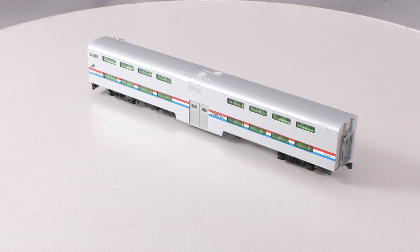 Kato 35-6021 HO Scale Amtrak Bi-Level Cab Coach Passenger Car