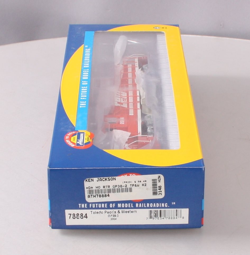 Athearn 78884 HO Toledo Peoria & Western GP38-2 Diesel Locomotive #2004