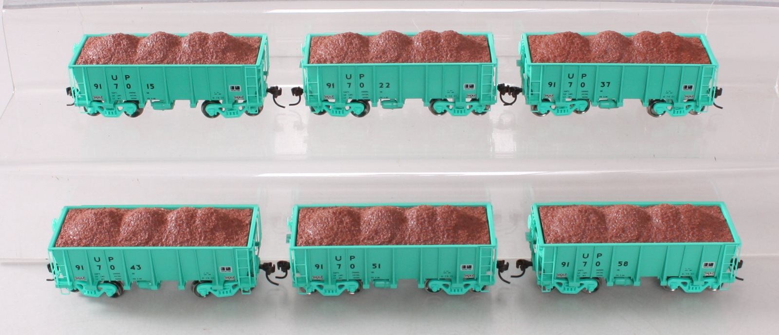 Athearn 94948 HO Scale Union Pacific 26' Lo-Side Ore Car Pack (6-Car Set)