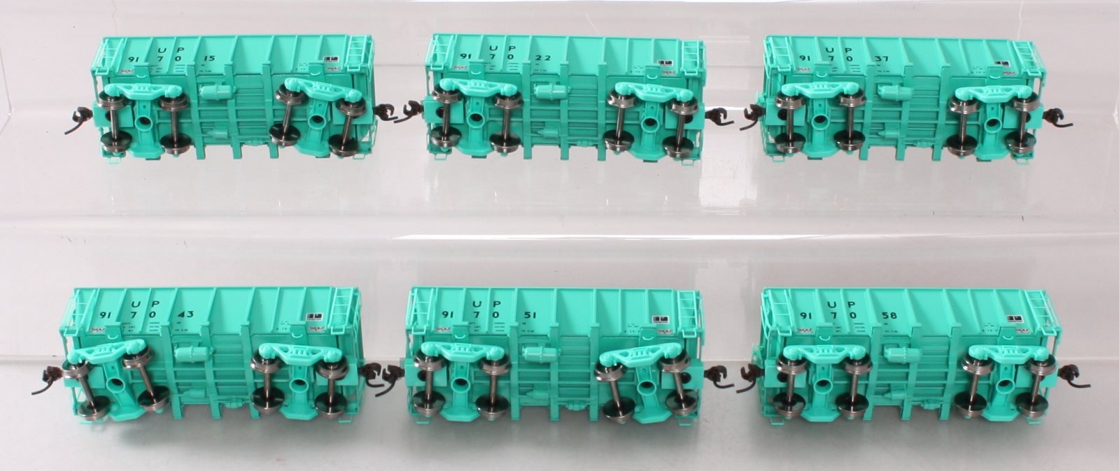 Athearn 94948 HO Scale Union Pacific 26' Lo-Side Ore Car Pack (6-Car Set)