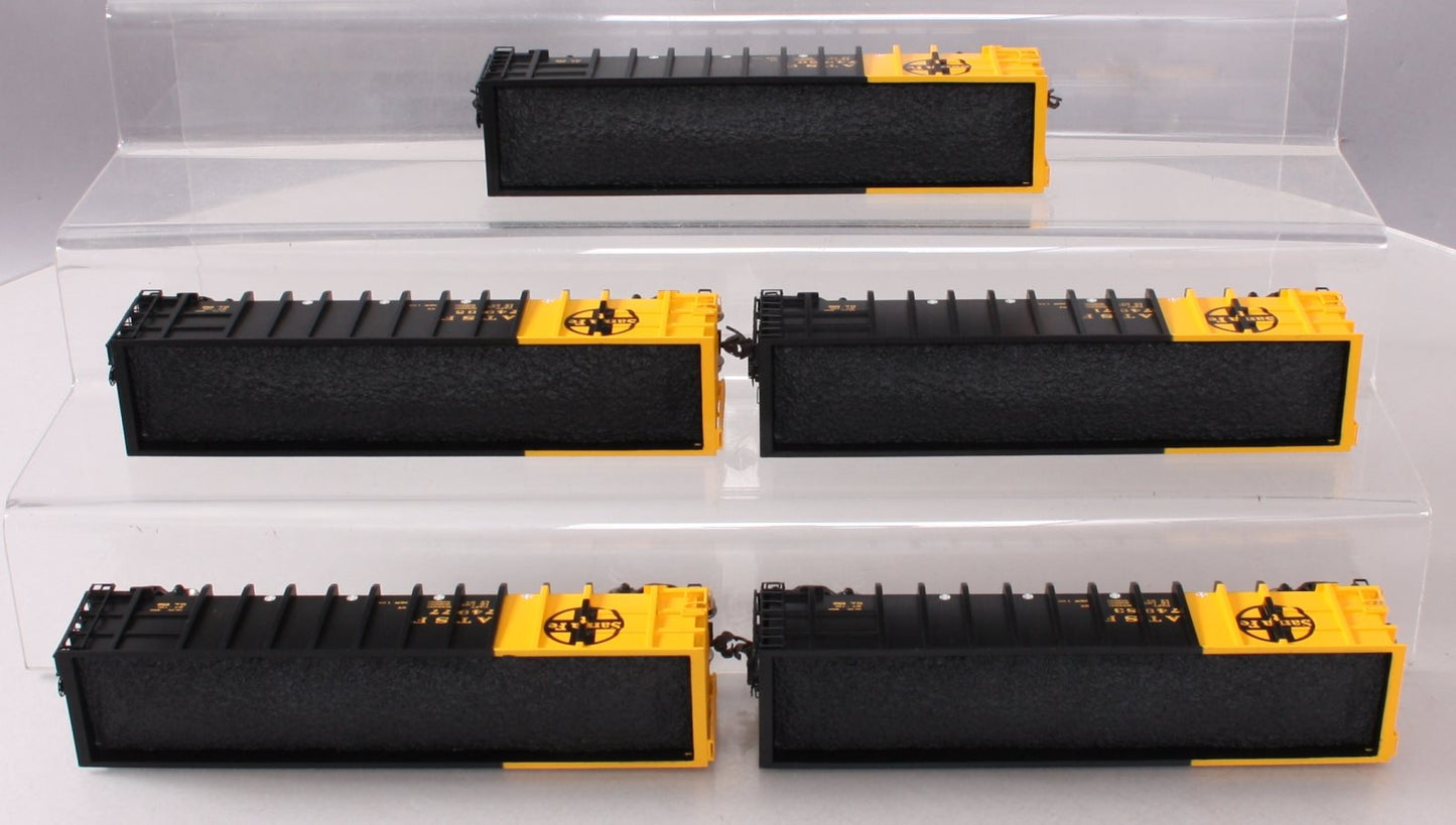 Athearn 94459 HO Santa Fe 50' Thrall High-Side Coal Gondola Pack (5-Car Set)