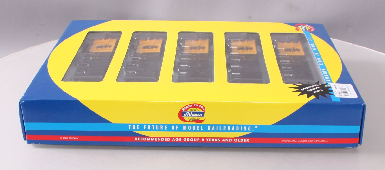 Athearn 94458 HO Santa Fe 50' Thrall High-Side Coal Gondolas (Set of 5)
